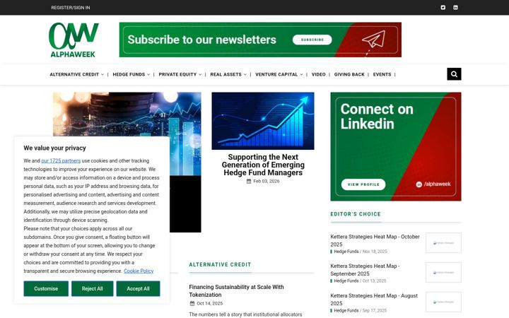 Screenshot of alpha-week.com
