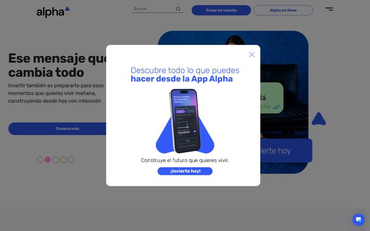 Screenshot of alpha.com.do