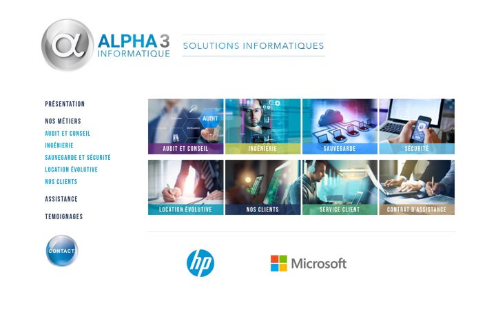 Screenshot von alpha3.fr