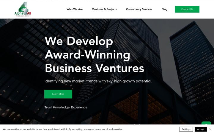 Screenshot von alpha4all.com