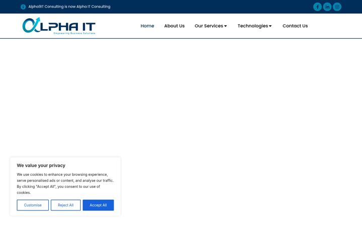 Screenshot of alpha9it.com