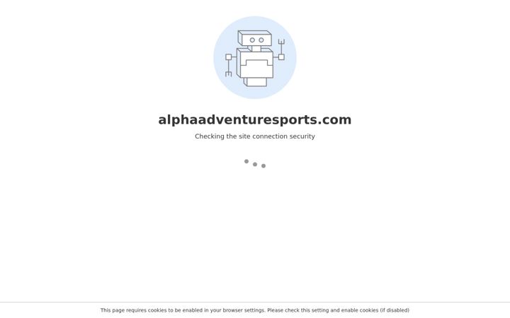 Screenshot of alphaadventuresports.com