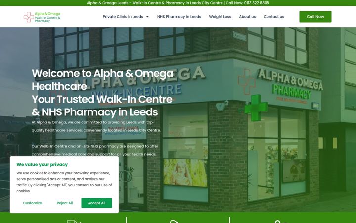 Zrzut ekranu alphaandomega.uk