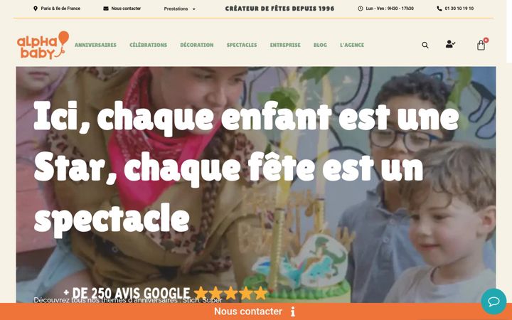 Zrzut ekranu alphababy.fr