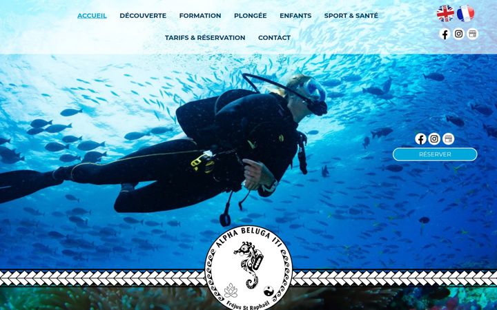 Screenshot of alphabeluga.com