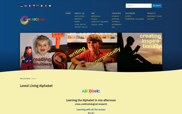 Screenshot of alphabetshop.eu