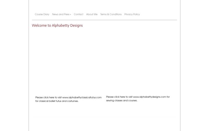 Screenshot of alphabettydesigns.com