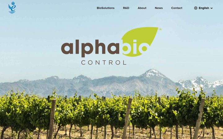 Screenshot of alphabiocontrol.com