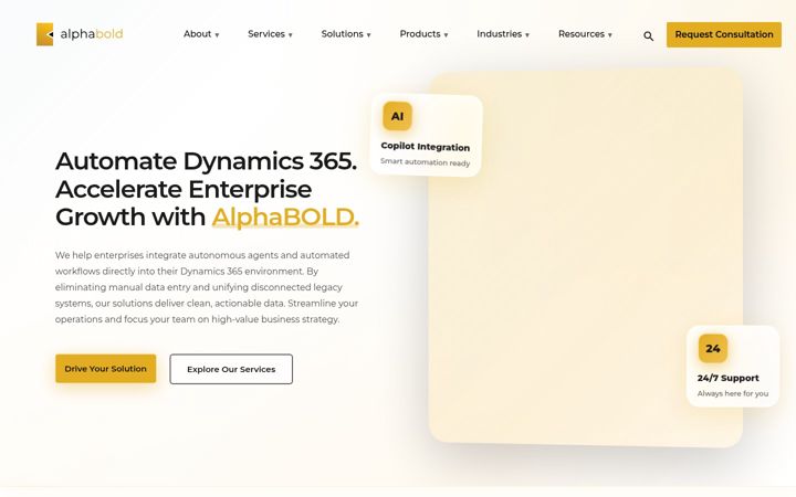 Screenshot of alphabold.com