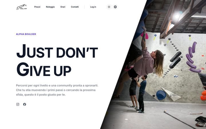 Screenshot of alphaboulder.ch