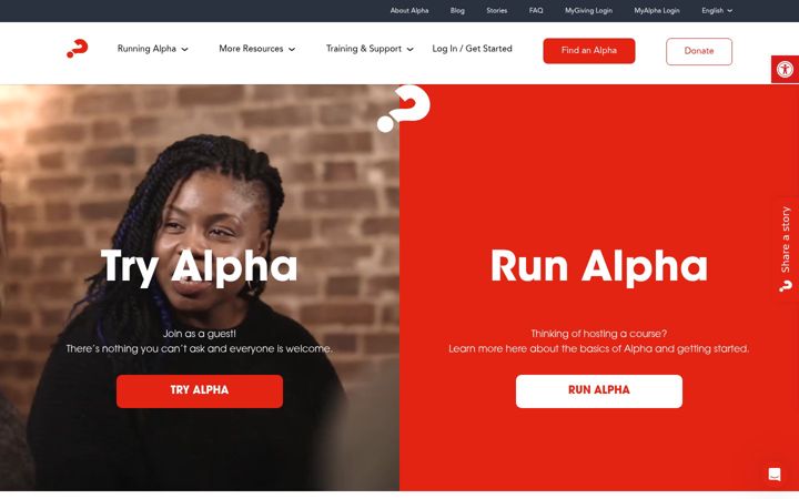 Ekrānuzņēmums no alphacanada.org