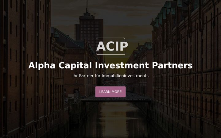 Screenshot of alphacapitalinvestment.de