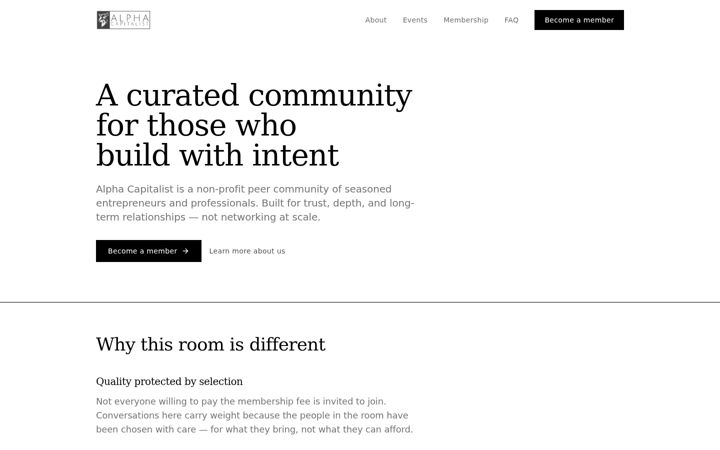 Screenshot of alphacapitalist.pl