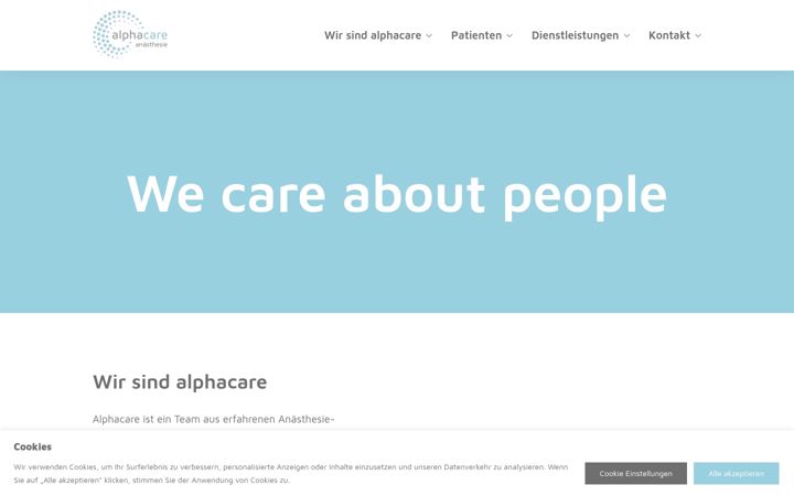 Screenshot of alphacare.ch