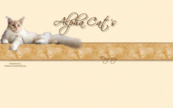 Screenshot of alphacats.de