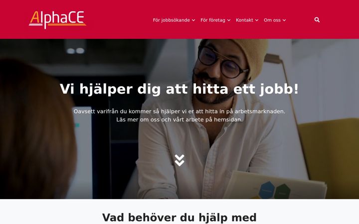 Zrzut ekranu alphace.se