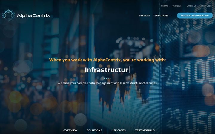 Screenshot of alphacentrix.com