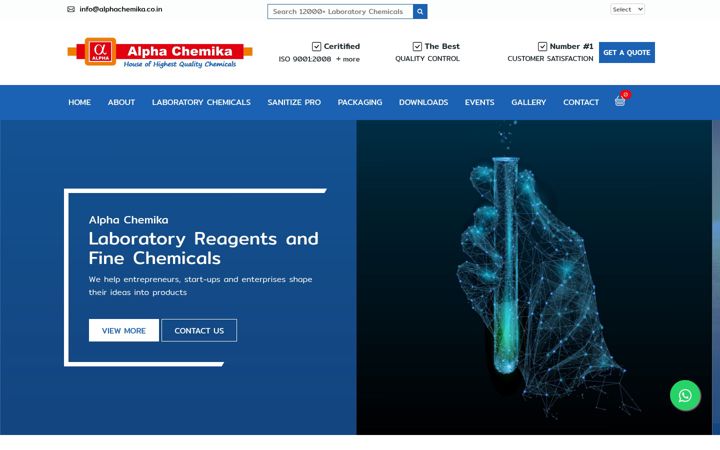 Screenshot of alphachemika.co