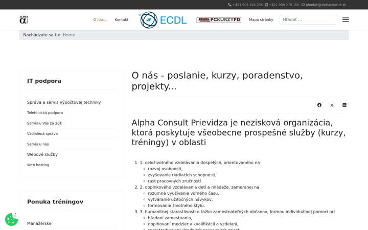 Screenshot of alphaconsult.sk