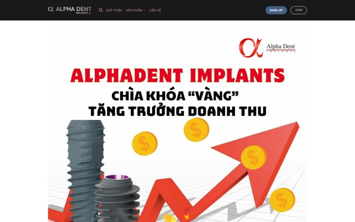Screenshot of alphadentimplant.vn