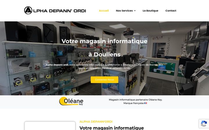 Screenshot of alphadepannordi.fr
