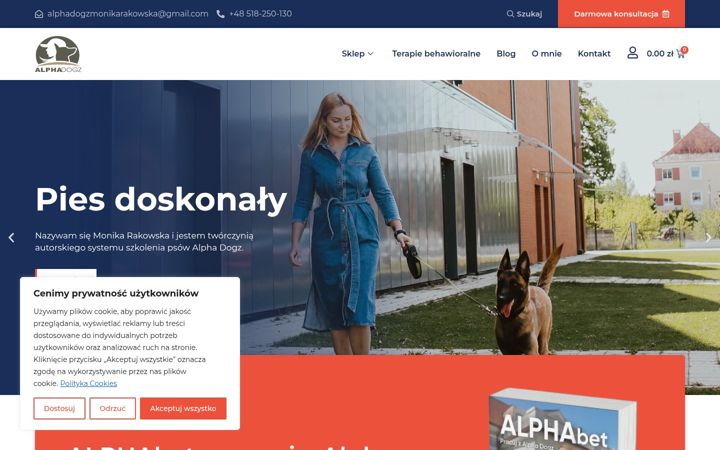 Screenshot von alphadogz.pl