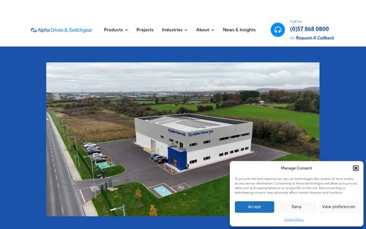 Zrzut ekranu alphadrives.ie