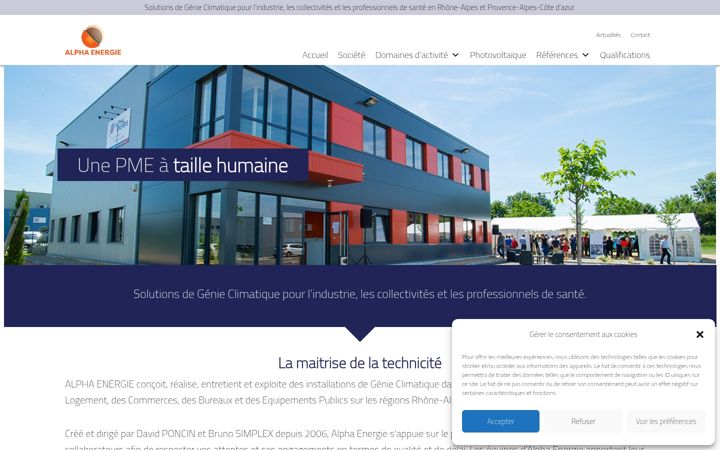 Screenshot of alphaenergie.eu