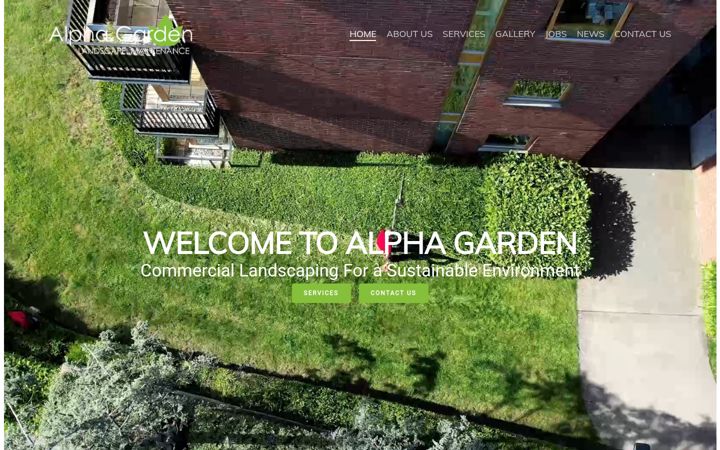 Screenshot of alphagarden.ie