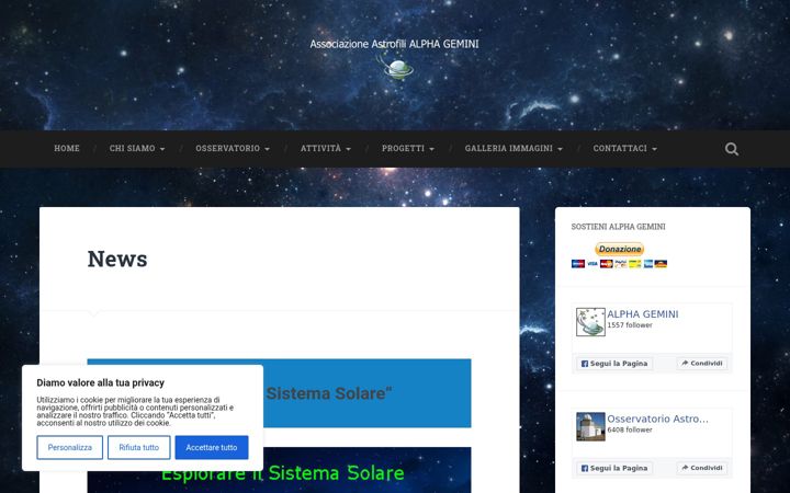 Screenshot of alphagemini.it