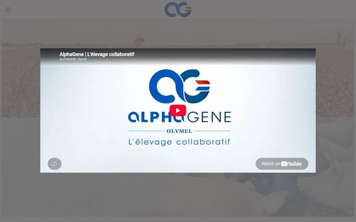 Screenshot von alphageneolymel.com