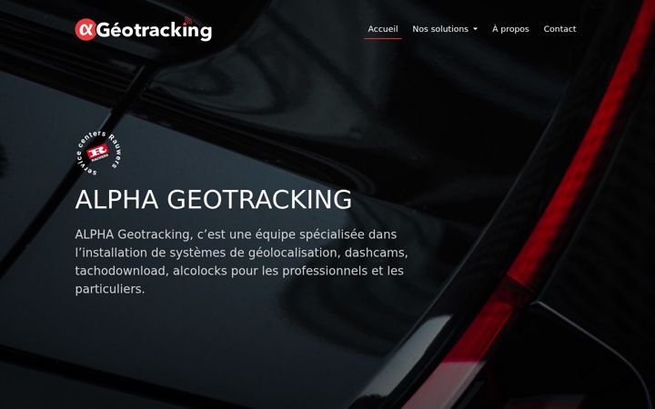 Screenshot of alphageotracking.be