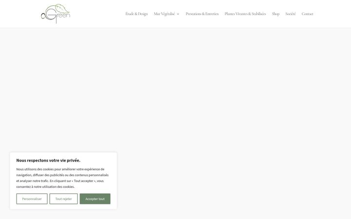 Screenshot of alphagreen.ch