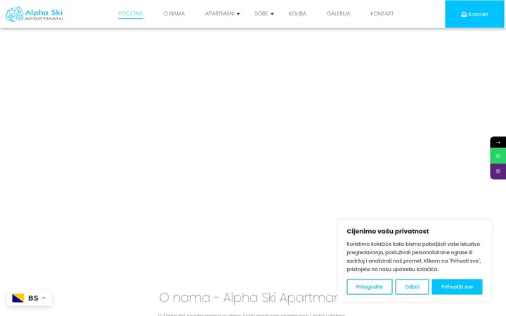 Snímek obrazovky alphajahorina.com