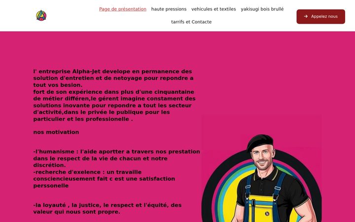 Screenshot of alphajethautepression.fr
