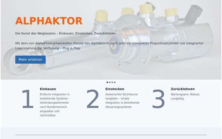 Screenshot of alphaktor.de