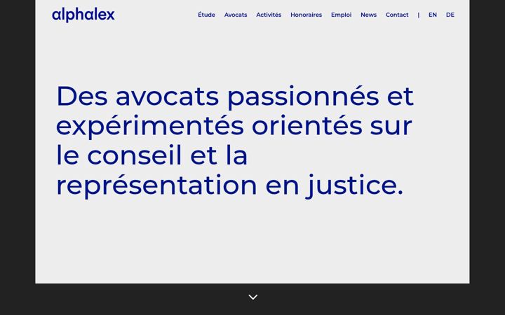 Képernyőkép: alphalex.ch