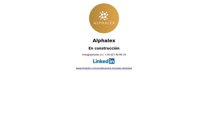 Screenshot of alphalex.co