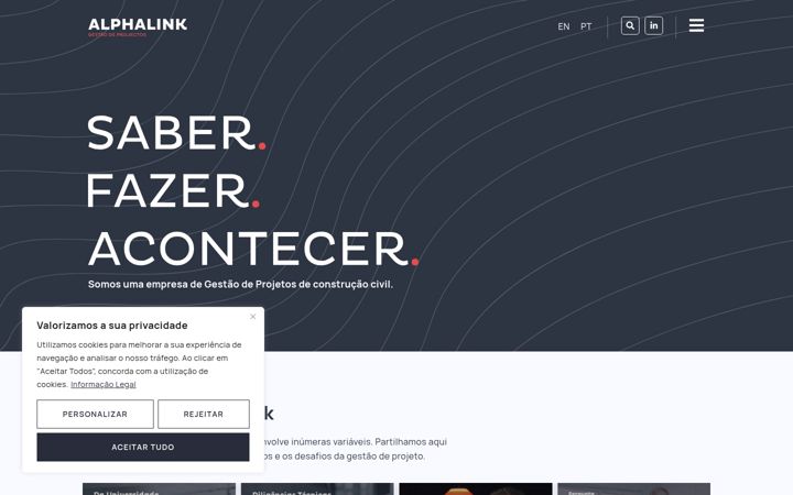 Screenshot of alphalink.pt
