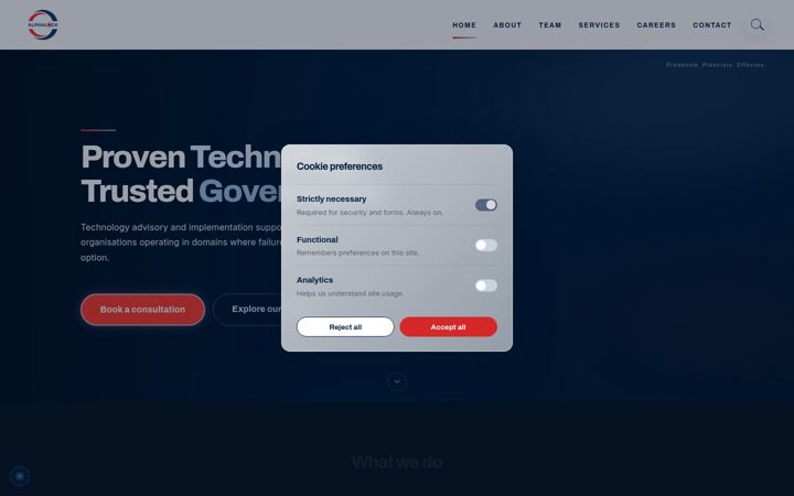 Screenshot of alphalockltd.com