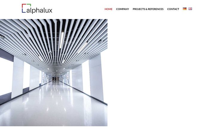 Screenshot of alphalux-deutschland.de