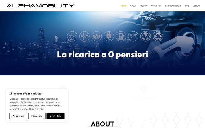 Screenshot van alphamobility.it