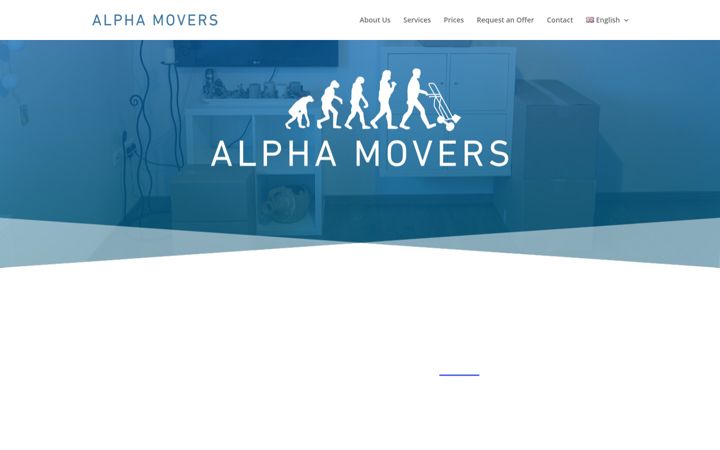Screenshot von alphamovers.eu