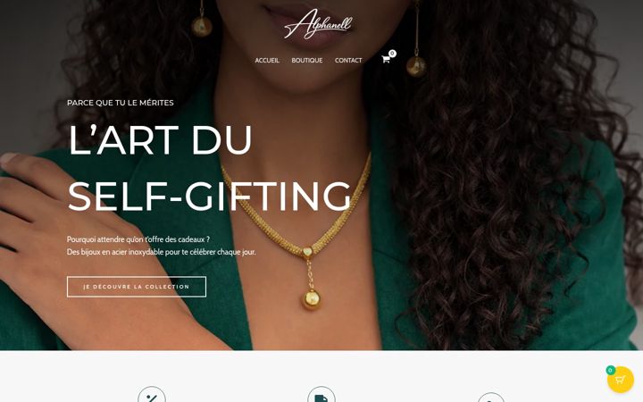 Screenshot von alphanell.com