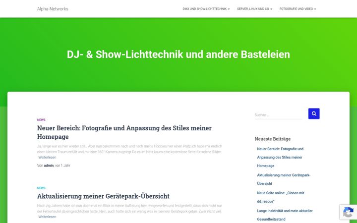 Screenshot of alphanet-bochum.de