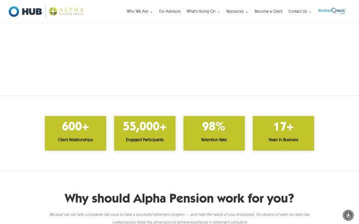 Screenshot of alphapension.com