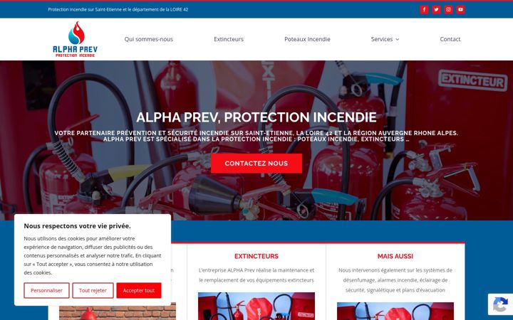 Screenshot of alphaprev.fr
