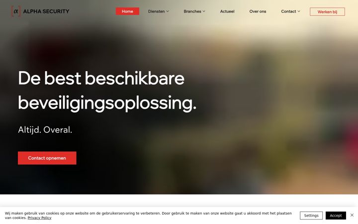 Screenshot of alphasecurity.nl