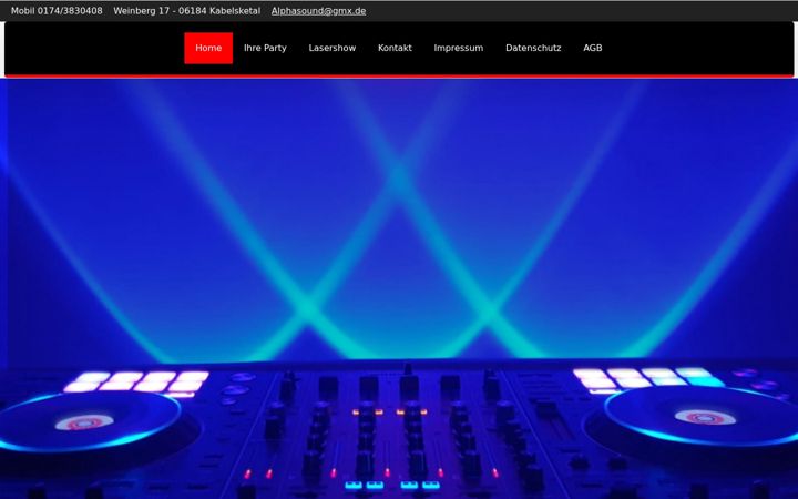 Screenshot of alphasound2000.de