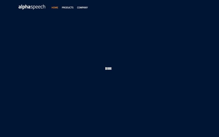 Screenshot of alphaspeech.de
